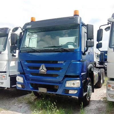 comprar Sinotruck usado HOWO 371 380 400 430HP 6X4 Tractor Truck Head com transmissão manual online manufacture