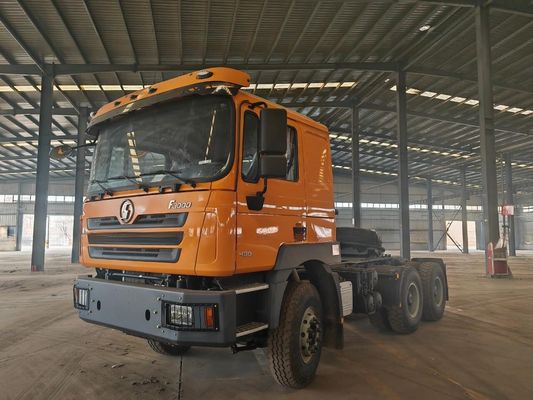 comprar Direção esquerda 10 pneus Shacman caminhão-trator com tanque de alumínio 400L online manufacture
