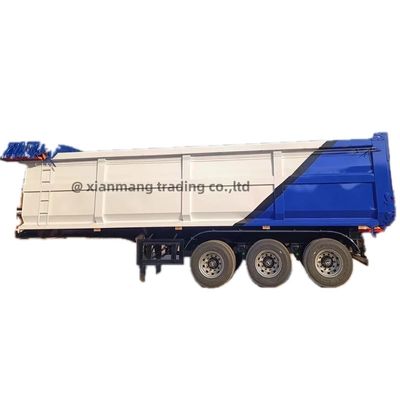 comprar 3/4 eixos 45 metros cúbicos 70 toneladas caminhão de descarga, reboque hidráulico na China online manufacture