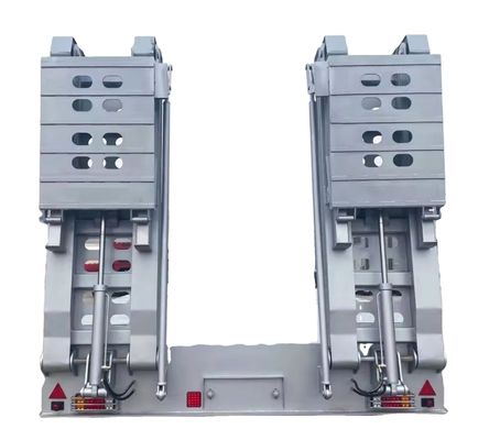 comprar 2 / 3 / 4 eixo de pescoço de galinha desmontável Semi Lowbed Trailer, Lowboy Semi Trailer para venda no México online manufacture