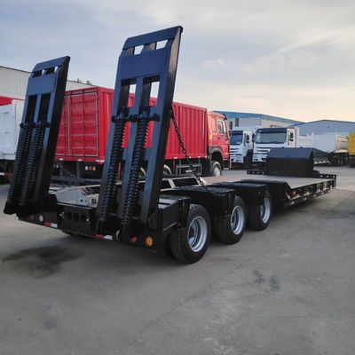 comprar Novo 3 eixos Semi-Carrier Lowboy Trailer, 60 toneladas Low Bed Trailer para venda online manufacture