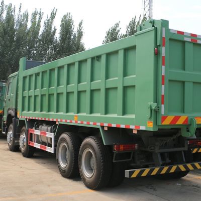 comprar 12.00R20 Tipo de pneu HOWO 8x4 Euro 2 375HP Direção esquerda Caminhão pesado de descarga com caixa de carga de 7,6*2,3*1,5m online manufacture