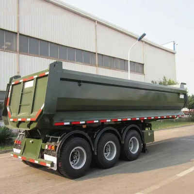 comprar 3 eixos 4 eixos 5 eixos caminhão de descarga semi-reboque hidráulico traseiro U-Bucket Reboque para venda online manufacture