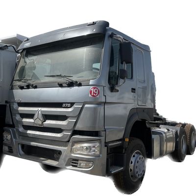 Bom preço. Video Suporte Técnico Diesel Sinotruck usado Howo Trator Truck 375HP Reboque Reboque on-line