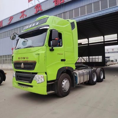 Bom preço. Utilizado HOWO Sinotruk caminhão-trator T7H 540HP 6X4 com sistema multimídia janela manual on-line