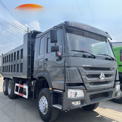 Bom preço. Utilizado Howo 6x4 terra de despejo camiões de descarga 10 rodas 20 30 40 toneladas 371HP LHD para movimentação de terra on-line