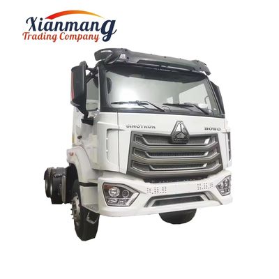 Bom preço. Em segunda mão 6*4 10 Wheeler 400HP Howo NX Horse Tractor Trucks com janela manual WEICHAI Motor on-line