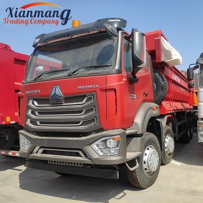 Bom preço. HOWO NX 380HP 8x4 12 Wheel Dump Truck Truck Heavy Duty Tipper Com Sistema Multimídia de Câmera traseira on-line