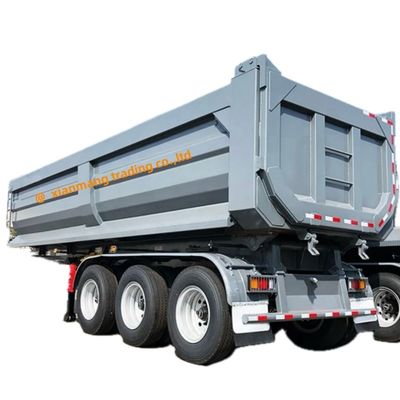 Bom preço. 3-6 eixos traseiros Semi-reboque Semi-reboque Heavy Duty Reboque hidráulico para venda na Tanzânia on-line