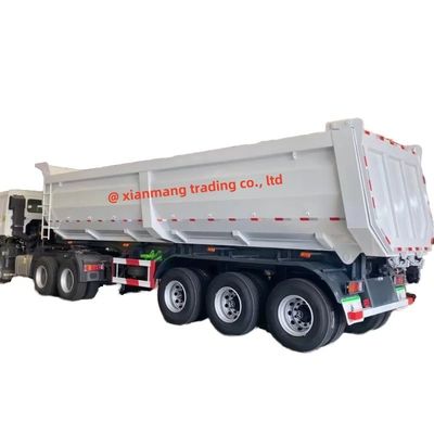 Bom preço. 3 eixos 40t semi-reboque, 60 toneladas 40-60t caminhões pesados de descarga para venda on-line