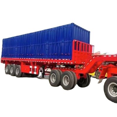 Bom preço. 3 eixos 40 pés Trailer Container de cama baixa, Semi-trailer de cama plana para venda na Tanzânia e Quênia on-line