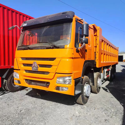 Bom preço. Sinotruk 8x4 modelo 371hp camião de descarga com Euro 3 emissões padrão pneu do leme esquerdo 12R20 on-line