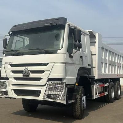 Bom preço. Cor branca personalizável HOWO 6X4 375HP Assentos de camião de descarga≤5 Comprimento do contentor 5,60 * 2,35 * 1,5 mm para o padrão de emissões Euro 2 on-line