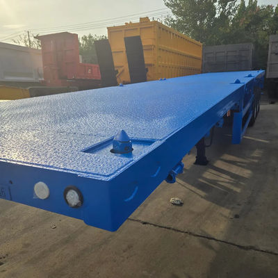 Bom preço. Carga útil máxima 30 toneladas 20FT 40FT 45FT Container Camião de cama plana para transporte de materiais de construção on-line