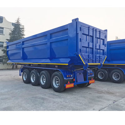 Bom preço. Novo Semi-reboque de descarga de aço de 4 eixos de 60T para reboques de descarga de 60 toneladas em construção e mineração on-line