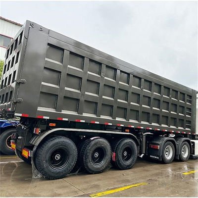 Bom preço. Semi-reboque padrão de 3 eixos com volume de 24 m3 e capacidade de carga de 60 toneladas on-line