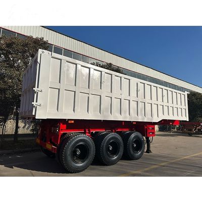 Bom preço. 3 eixos 12R20 Pneus 12 Pneus Suspensão mecânica (suspensão do airbag pode ser personalizada para o cliente) Semi-reboque de descarga on-line