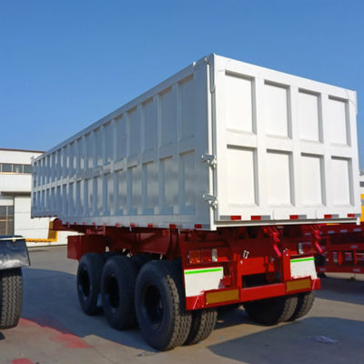 Bom preço. Semi-reboque JOST E100 de 3 eixos com espessura de parede lateral de 6 mm e engrenagem de aterragem de duas velocidades on-line