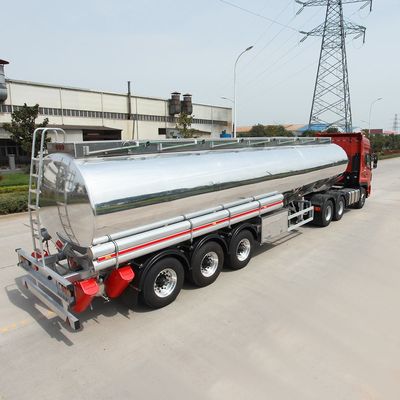 Bom preço. Novo 3 eixos 45.000 litros sistema de travagem de freio aerodinâmico de linha dupla tanque de transporte de combustível semi-reboque on-line