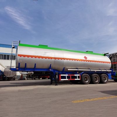 Bom preço. Semi-reboque de suspensão mecânica de 45000L com eixo original de 3 eixos e pneus 12R20 para transporte de petróleo bruto on-line