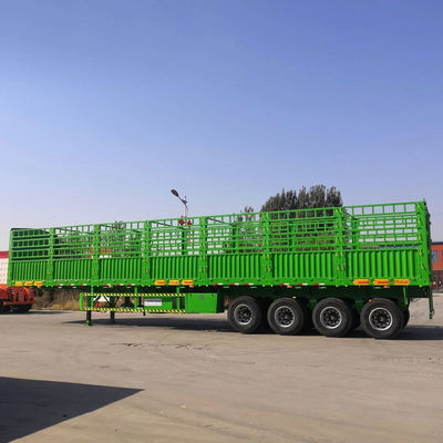 Bom preço. Novo 3 eixos 60 toneladas 12,00R20 Pneus 12 Pneus Parede lateral reboque Post vedação Cargo Semi-reboque on-line